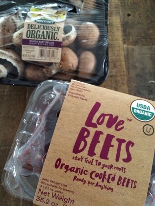 Beets and Mushrooms